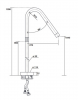 Bateria Umywalkowa Podłogowa 129 Cm Stal Satynowa Kerasan Aquatech 756198
